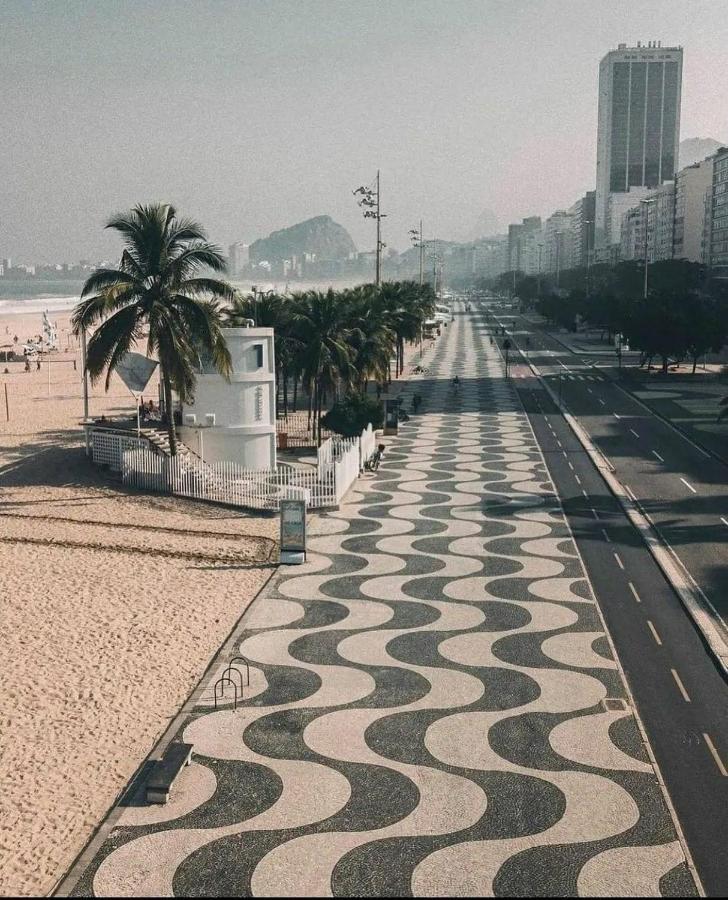 Flat Copacabana Pe Na Areia Rio de Janeiro Buitenkant foto