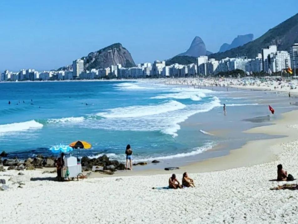 Flat Copacabana Pe Na Areia Rio de Janeiro Buitenkant foto
