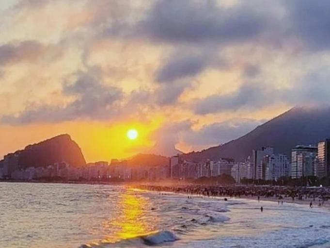 Flat Copacabana Pe Na Areia Rio de Janeiro Buitenkant foto