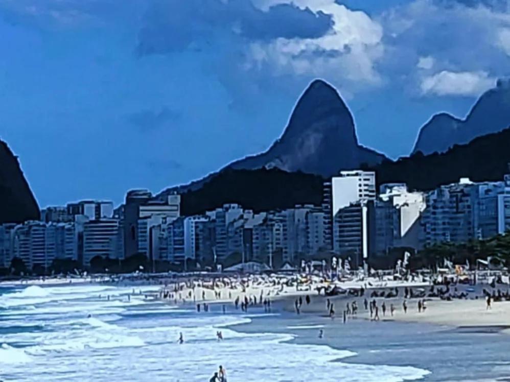 Flat Copacabana Pe Na Areia Rio de Janeiro Buitenkant foto